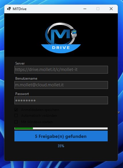 MITDrive Windows Verbindung